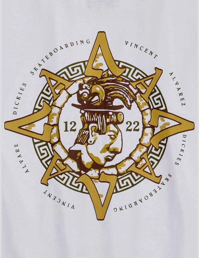 DICKS x vincent alvarez grafico tee bianco